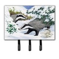 Micasa Badgers in the Snow Leash or Key Holder MI256430